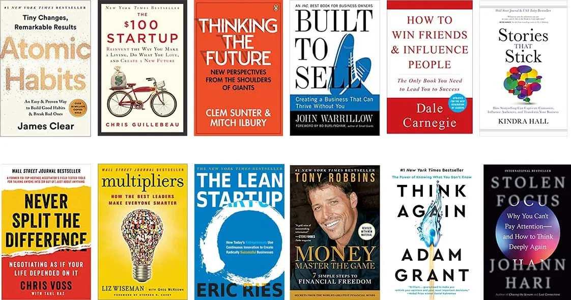 أفضل 5 كتب في مجال البزنس والتسويق الإلكتروني